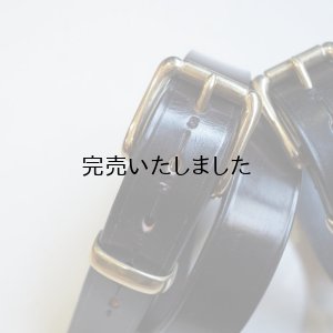 画像3: HERALDIC BELTS-BRIDLE LEATHER 5/4inch BELT-ブライドルレザーベルト ゴールドバックル 2カラー展開