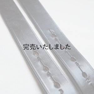 画像8: HERALDIC BELTS-BRIDLE LEATHER 5/4inch BELT-ブライドルレザーベルト ゴールドバックル 2カラー展開