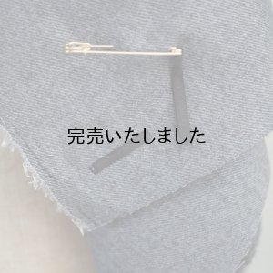 画像4: HONNETE(オネット) WOOL LINEN WASHED TWILL WIDE STOLE-top gray-
