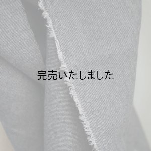 画像5: HONNETE(オネット) WOOL LINEN WASHED TWILL WIDE STOLE-top gray-