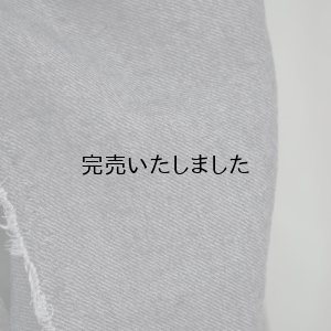 画像6: HONNETE(オネット) WOOL LINEN WASHED TWILL WIDE STOLE-top gray-