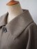 画像8: HONNETE(オネット) New Round Collar Coat-ラウンドカラーコート-glen check