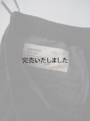 画像10: HARVESTY(ハーベスティ) イージーエッグパンツ ブラック