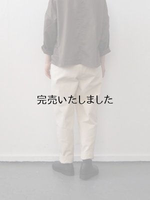 画像3: HARVESTY(ハーベスティ) イージーエッグパンツ アイボリー