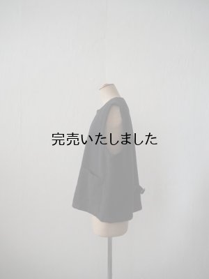 画像2: HARVESTY(ハーベスティ) コットンメルトンワークベスト チャコール