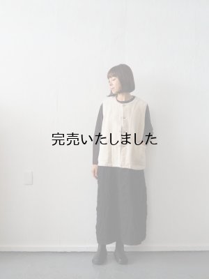 画像14: HARVESTY(ハーベスティ) コットンメルトンワークベスト アイボリー