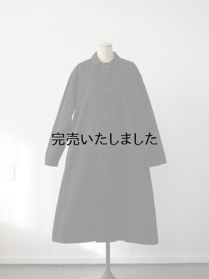 画像7: HARVESTY(ハーベスティ) コットンチノ オーバーコート ブラック