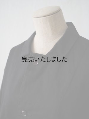 画像10: HARVESTY(ハーベスティ) コットンチノ オーバーコート ブラック