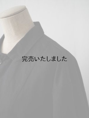 画像11: HARVESTY(ハーベスティ) コットンチノ オーバーコート ブラック