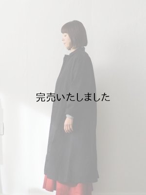 画像5: HARVESTY(ハーベスティ) コットンチノ オーバーコート ブラック