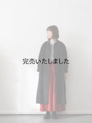 画像19: HARVESTY(ハーベスティ) コットンチノ オーバーコート ブラック