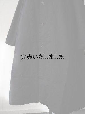 画像12: HARVESTY(ハーベスティ) コットンチノ オーバーコート ブラック