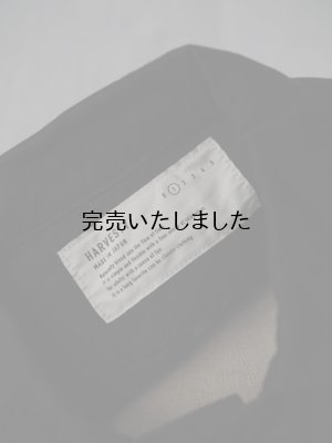 画像18: HARVESTY(ハーベスティ) コットンチノ オーバーコート ブラック