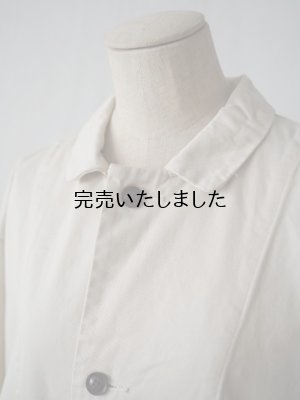 画像8: HARVESTY(ハーベスティ) コットンチノ オーバーコート アイボリー