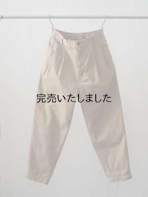 画像4: HARVESTY(ハーベスティ) イージーエッグパンツ ベージュ