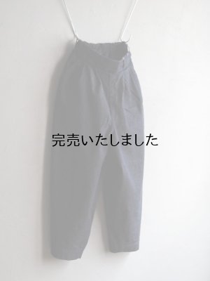 画像2: HARVESTY(ハーベスティー) ワイドエッグクロップドパンツ デニム