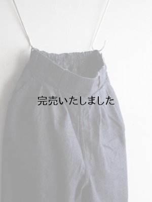 画像3: HARVESTY(ハーベスティー) ワイドエッグクロップドパンツ デニム