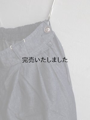 画像5: HARVESTY(ハーベスティー) ワイドエッグクロップドパンツ デニム