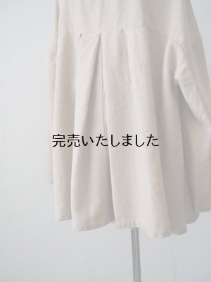 画像14: HARVESTY(ハーベスティ) アトリエブラウス コットンウール ベージュ