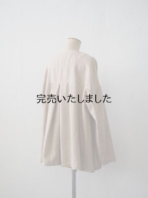 画像6: HARVESTY(ハーベスティ) アトリエブラウス コットンウール ベージュ