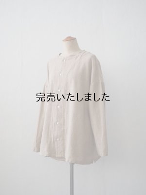 画像7: HARVESTY(ハーベスティ) アトリエブラウス コットンウール ベージュ