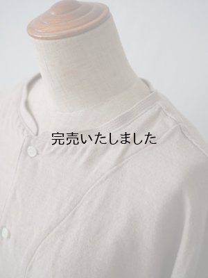 画像9: HARVESTY(ハーベスティ) アトリエブラウス コットンウール ベージュ