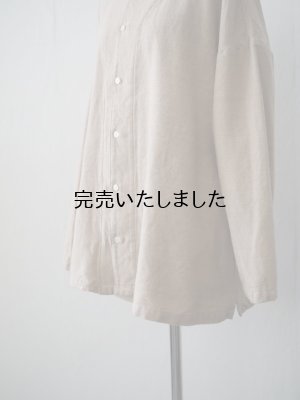 画像10: HARVESTY(ハーベスティ) アトリエブラウス コットンウール ベージュ