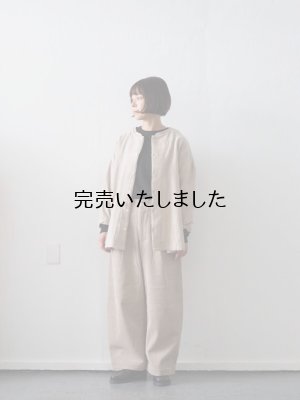 画像16: HARVESTY(ハーベスティ) アトリエブラウス コットンウール ベージュ