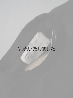 画像15: HARVESTY(ハーベスティー) FRENCH LINEN S/S PULL OVER ブラック