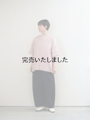 画像21: HARVESTY(ハーベスティ) 半袖アトリエブラウス ピンク