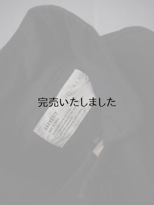 画像15: HARVESTY(ハーベスティ) コットンチノ オーバーコート ネイビー