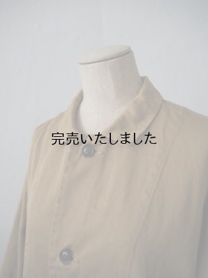 画像8: HARVESTY(ハーベスティ) コットンチノ オーバーコート カーキベージュ