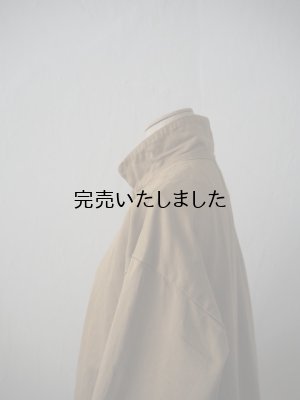 画像10: HARVESTY(ハーベスティ) コットンチノ オーバーコート カーキベージュ