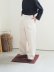 画像4: ASEEDONCLOUD(アシードンクラウド) Handwerker-ハンドベイカー- HW Wide Trousers 備前一号 オフホワイト