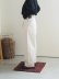 画像2: ASEEDONCLOUD(アシードンクラウド) Handwerker-ハンドベイカー- HW Wide Trousers 備前一号 オフホワイト