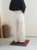 画像3: ASEEDONCLOUD(アシードンクラウド) Handwerker-ハンドベイカー- HW Wide Trousers 備前一号 オフホワイト
