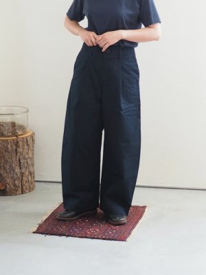 画像1: ASEEDONCLOUD(アシードンクラウド) Handwerker-ハンドベイカー- HW Wide Trousers 備前一号 チャコール