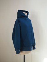 Indian Hill Knitting Service(インディアンヒルニッティングサービス) Double-Face Snap Hoodie インクブルー