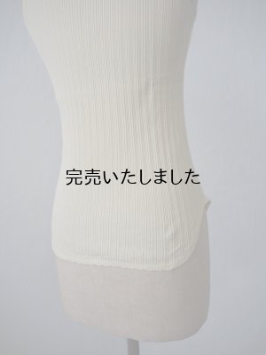 画像5: JöICEADDED（ジョイスアディッド） Picot hem Tank Top-コットンカシミヤタンクトップ-イエロー