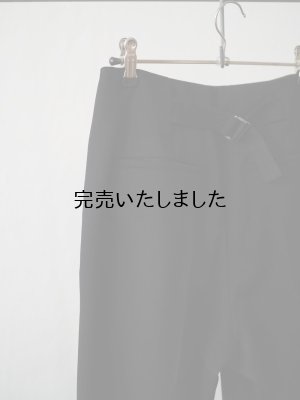 画像14: JöICEADDED（ジョイスアディッド） Deep Tuck Trousers-ウールスラックス- ブラック