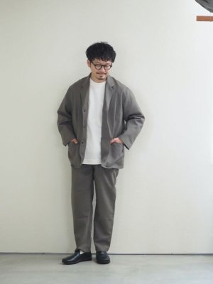 画像27: Still By Hand(スティルバイハンド) ウールナイロン3Bテーラードジャケット グレージュ