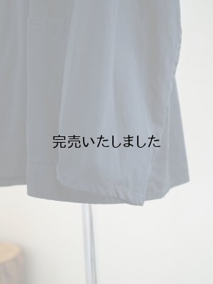 画像17: Still By Hand(スティルバイハンド) 強撚コットン 製品染めジャケット ブラックネイビー