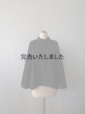 画像4: jujudhau(ズーズーダウ)-PRIMP SHIRTS-リネンコットンブラック