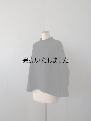 画像7: jujudhau(ズーズーダウ)-PRIMP SHIRTS-リネンコットンブラック