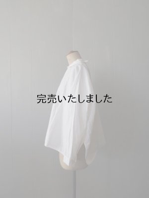 画像5: 【再入荷】jujudhau(ズーズーダウ) PRIMP SHIRTS-プリンプシャツ-リネンコットンホワイト
