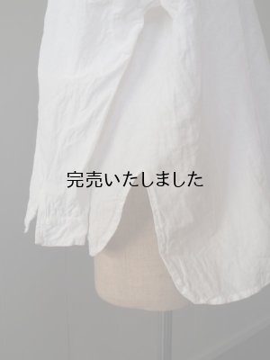 画像11: 【再入荷】jujudhau(ズーズーダウ) PRIMP SHIRTS-プリンプシャツ-リネンコットンホワイト