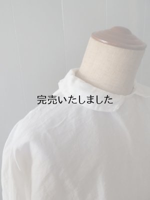 画像13: 【再入荷】jujudhau(ズーズーダウ) PRIMP SHIRTS-プリンプシャツ-リネンコットンホワイト