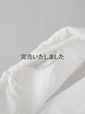 画像14: 【再入荷】jujudhau(ズーズーダウ) PRIMP SHIRTS-プリンプシャツ-リネンコットンホワイト