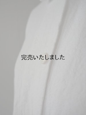 画像12: jujudhai(ズーズーダウ) SHIRTS DRESS-シャツドレス-カディホワイト