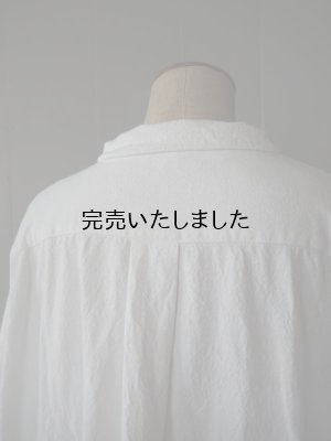 画像13: jujudhai(ズーズーダウ) SHIRTS DRESS-シャツドレス-カディホワイト